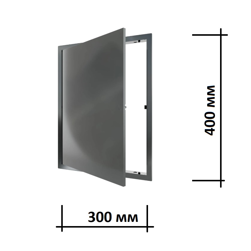 Люк ревизионный пластиковый L3040N gray 30х40 см