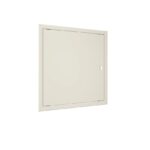 Люк ревизионный пластиковый Л4040Р ivory 40х40 см вид в закрытом состоянии