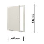 Люк ревизионный пластиковый Л4050Р ivory 40х50 см