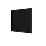 Люк ревизионный пластиковый черный вид сзади