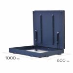 Стальной люк 1000х600 под брусчатку