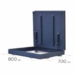 Стальной люк 700х800П под брусчатку