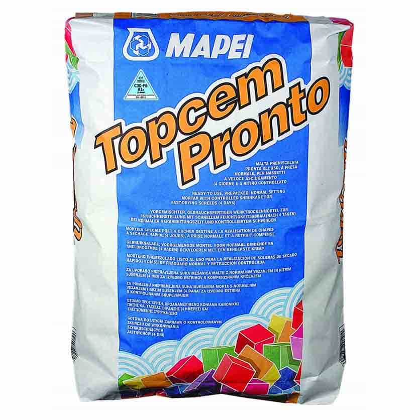 Быстросохнущий ровнитель для пола Mapei Topcem pronto 25 кг Быстросохнущий ровнитель для пола Mapei Topcem pronto 25 кг