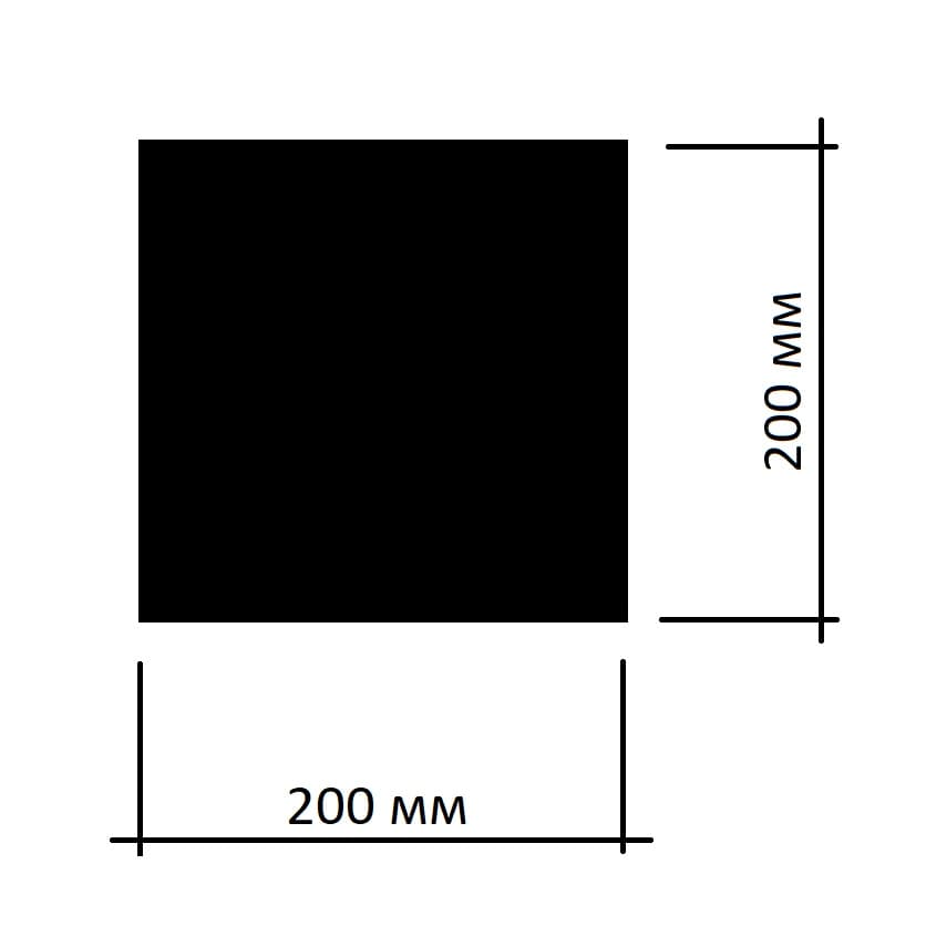 Плитка 20 20 черная