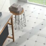 Equipe taco gris вставки с плиткой Octagon фото в интерьере