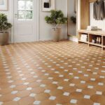 Фото в интерьере керамогранита Realonda Dover Cotto White 33.3x33.3