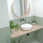 Интерьер с керамической плиткой кабанчик Glenbrook October Mist