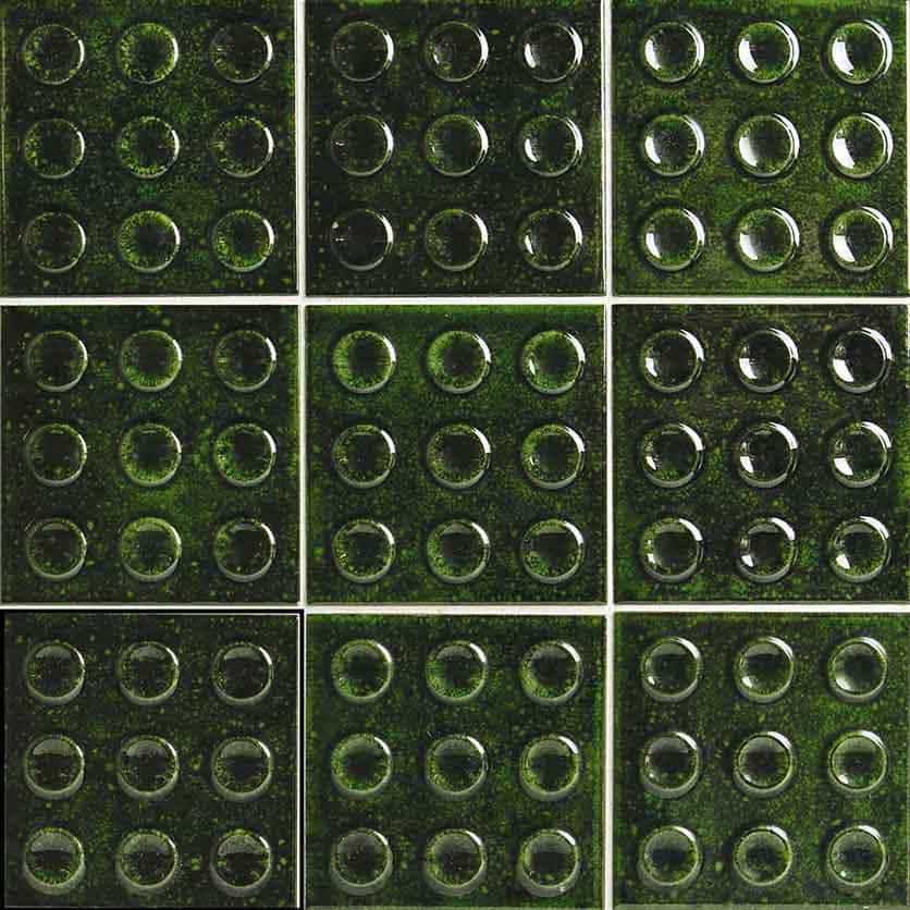 Керамическая плитка зеленая Ape Carmen Acrux emerald 10X10 Керамическая испанская зеленая плитка Ape Carmen Acrux emerald 10X10 варианты оттенков