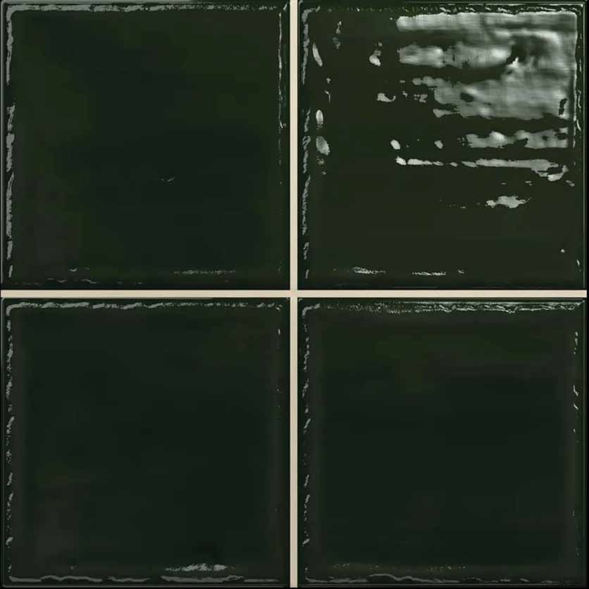 Керамическая плитка Absolute ceramica Green intenso 20x20 см Керамическая плитка Absolute ceramica Noa Green intenso 20x20 см