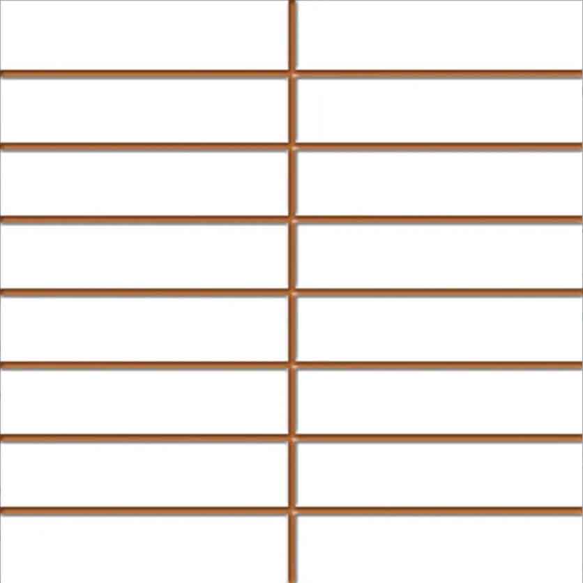 Керамическая плитка Absolute Liso Brillo Blanco Pre белыми прямоугольниками 2,5х10 20x20 см