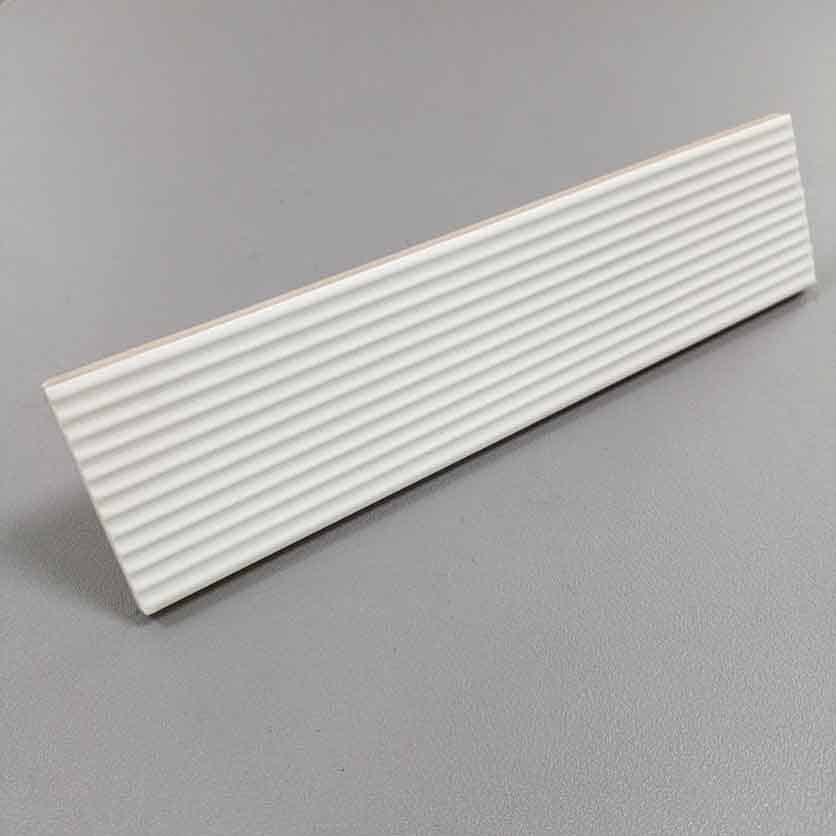 Керамическая плитка белый кабанчик Glenbrook Polar White Stripes