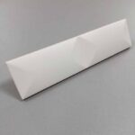 керамическая плитка белый рельефный кабанчик Glenbrook Polar white Padded