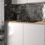 Керамическая плитка Hanoi black ash 10x10 фото в интерьере