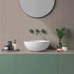 Керамическая плитка кабанчик Glenbrook Redend Point Stripes 5х20 фото в интерьере