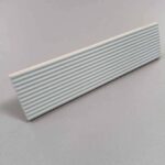 Керамическая плитка кабанчик голубая рельефная полосками Glenbrook Quiet Moments Stripes