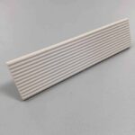 керамическая плитка кабанчик серый рельефный с полосками Glenbrook Rustic Greige Stripes