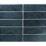 Керамическая плитка кабанчик синий Mimosa zafire 6.5x20 см варианты оттенков в партии