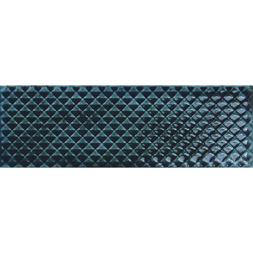 Керамическая плитка кабанчик синий Mimosa Zafire 6.5x20 см