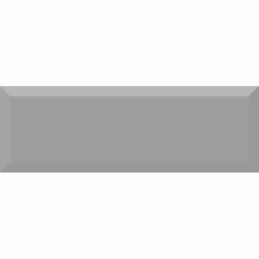 Керамическая плитка серый кабанчик глянец Monocolor Biselado Brillo Plata 10х30 Керамическая плитка серый кабанчик глянец Monocolor Biselado Brillo Plata 10х30