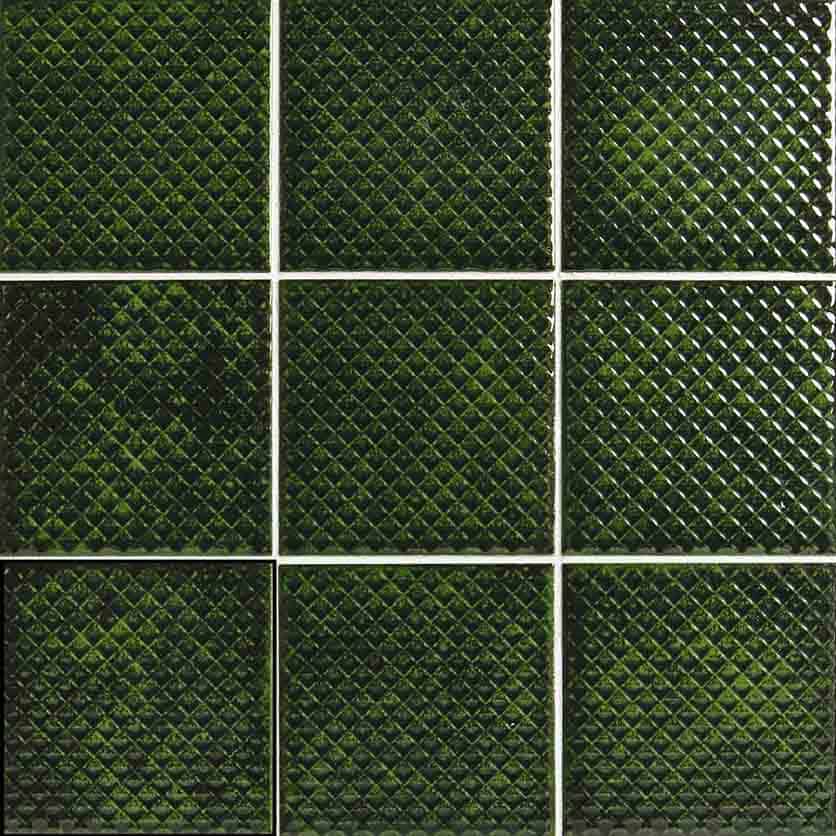 Керамическая настенная плитка зеленая Ape carmen genuine emerald 10x10 см Керамическая зеленая плитка Ape Carmen genuine emerald 10x10 варианты оттенков