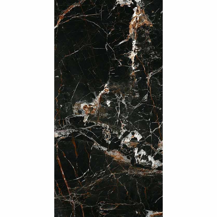 Керамогранит черно коричневый мрамор Pamesa Cr. Lux Laurants Brown Pul. Rect. 60x120