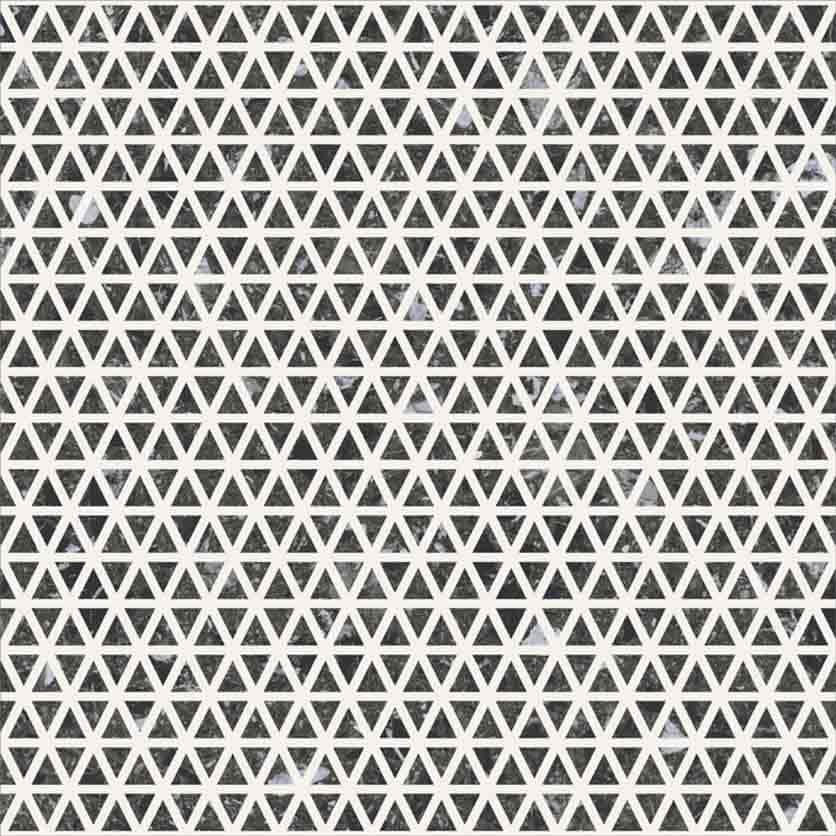 Керамогранит глянцевый черный с рисунком Fanal Venezia Rialto NPLUS Black 90х90