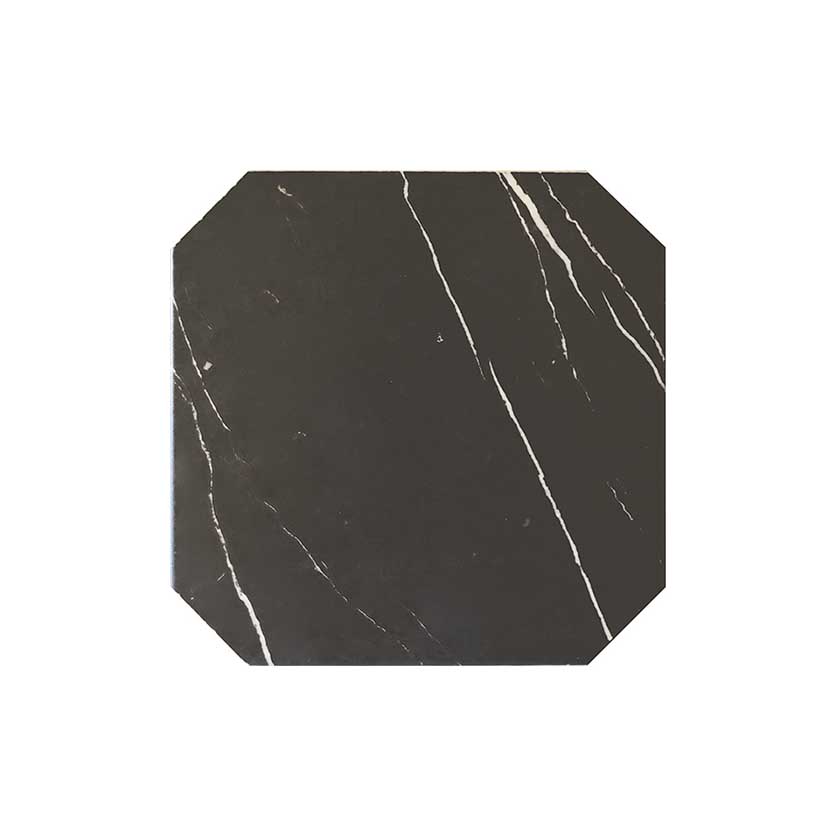 Керамогранит Octagon Marmol Negro 20x20 черный мрамор со вставками