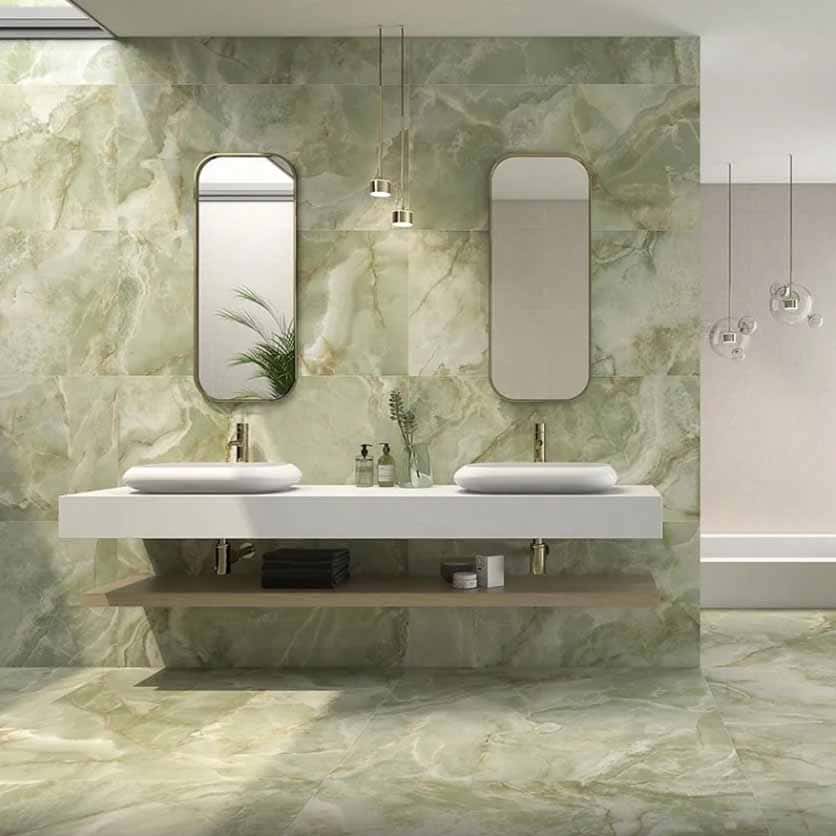 Керамогранит Pamesa Cr. Lux Noor Apple Pul. Rect. 60x120 Керамогранит Pamesa Cr. Lux Noor Apple Pul. Rect. 60x120 фото в интерьере