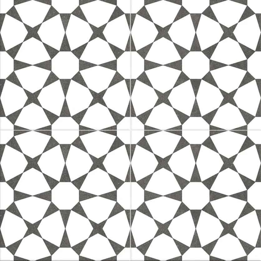 Керамогранит Pamesa Vintage Black 45x45 матовая с узорами Керамогранит Pamesa Vintage Black 45x45 матовая с узорами