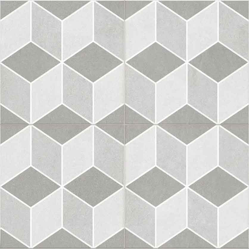 Керамогранит Pamesa Vintage Grigio 45x45 матовая с узорами