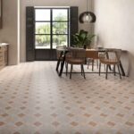 Керамогранит Pamesa Vintage siena 45x45 матовая с узорами фото в интерьере