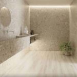 Керамогранит pietra gre di crema фото в интерьере