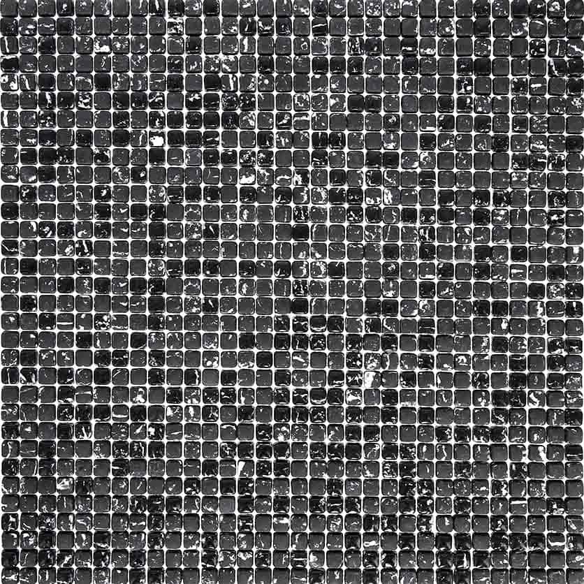 мозаика на сетке черная AGKV-02 303х303 толщина 6 мм