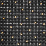 мозаика на сетке черная AGKV-04 303х303 толщина 6 мм