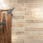 Настенная плитка 31547 Bali Almond 5x40 фото в интерьере