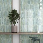 Плитка керамическая 31548 BALI Aqua 5х40 см в интерьере