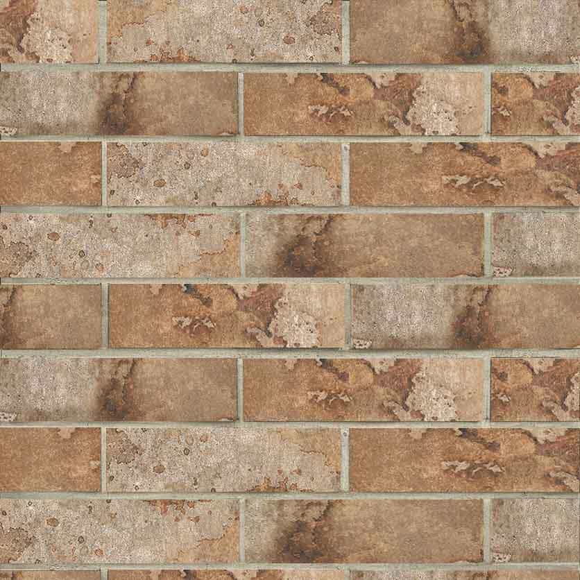 Фасадная клинкерная плитка Айдахо-4 терракот