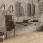 Фото в интерьере керамогранита HDC Gobi beige